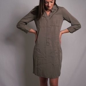 CJLA Alisa Dress, XS - Dark Olive (NWOT)